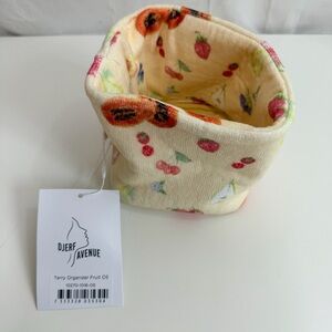 Djerf Avenue Terry Organizer Bag with Fruit Pattern